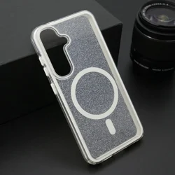 Futrola crystal magsafe za samsung s921b galaxy s24 5g bela ( F120874 )