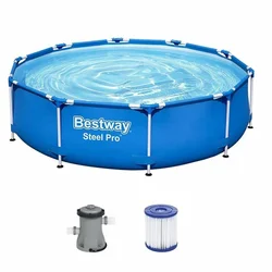 Bestway Bazen sa metalnom konstrukcijom, 305x76cm, Plavi