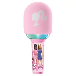 Svetleči brezžični karaoke mikrofon Barbie