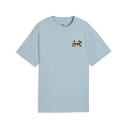 PUMA MID 90s Relaxed Graphic Tee Youth, Age, Seafoam, 11-12Y