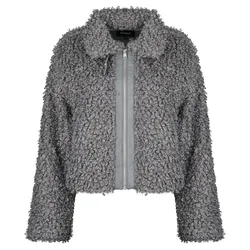 Only ONLTILDA TEDDY JACKET Siva