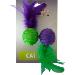 PAPILLON CAT TOY ŽOGICA 2X