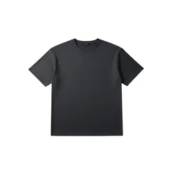 Kleidermafia Majica Loose Fit Basic T-shirt - Stormy Weather siva