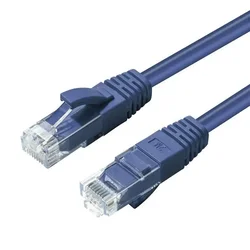 CAT6A UTP 0.3m modra LSZH
