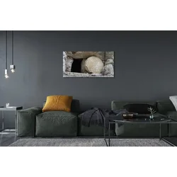 tulup.si Steklena slika Jama 120x60 cm 4 obešalnika