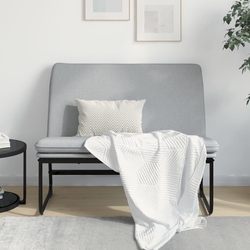 Klupa svjetlosiva 100 x 75 x 76 cm od tkanine