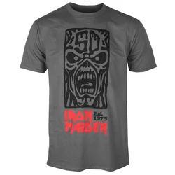 Metal majica moška Iron Maiden - STAMP LOGO - LOW FREQUENCY - IM028TS