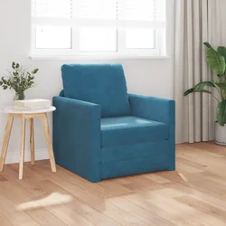 Krevet na razvlačenje Plava 74 x 77 x 81 cm Baršun