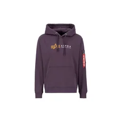 ALPHA INDUSTRIES Majica svetlo rjava/lila/bela