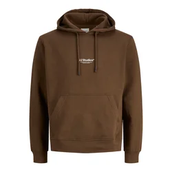 JACK & JONES Majica JJESOHO karamel/bela