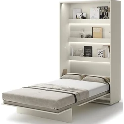Postelja v omari Lenart - Bed Concept 02 - 120x200 cm - kashemir