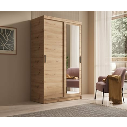 Garderobna omara Hailey - 120 cm - artisan hrast