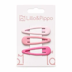 Lillo&Pippo šnalice za kosu 3/1 basic