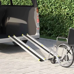 Rampu za invalidska kolica 270 kg 2 pcs Crna 152 x 19 x 5,5 cm
