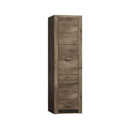 KONDELA omara Infinity 2 1D - temno pepel