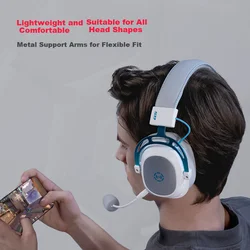Edifier Gaming Bluetooth slušalice G5, Srebrno-bele
