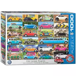 Eurographics VW Beetle Gone Places 1000-Piece Puzzle 6000-5422