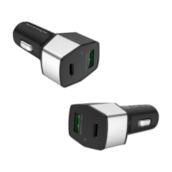 Nillkin 2xUSB Type-C auto punjač 5V/3000mA, srebrni