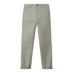MANGO KIDS Hlače RPICCOLO pastelno zelena