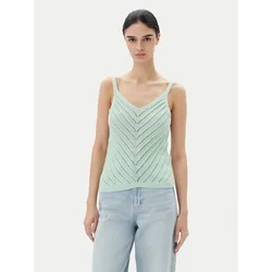 Vero Moda Top Peru 10326463 Zelena Regular Fit