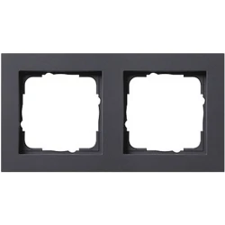 GIRA KROVNI OKVIR GIRA E2 021223, 2 ODPRTINI, ANTRACITNE BARVE