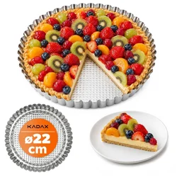 KADAX Okrogel pekač za pite s protivirusnim premazom, 22 cm