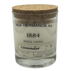 Sivka - - dišeča sveča 190 g s škatlico - serija 1884
