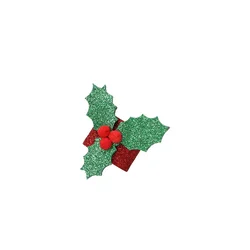 Tognana Set prstena za salvete Božić, 4 komada, Crveni