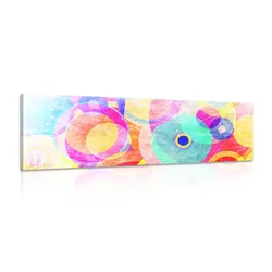 Slika barvni krogi - 90x30