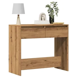 Konzolni stol boja hrasta 89 x 41 x 76,5 cm konstruirano drvo