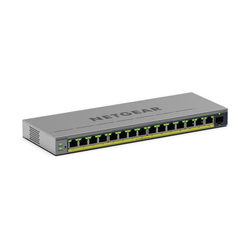 Netgear 16PT GIGABIT UNMANAGEABLE PLUS SWITCH W/ POE