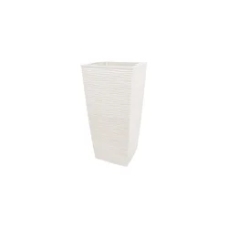 Saksija finesa 36x36xh70cm cm bela