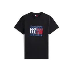 Tommy Jeans Majica mornarska/rdeča/črna/bela