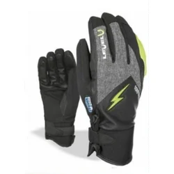 LEVEL Muške rukavice za skijanje I-THUNDER GORE TEX, Crno-zelene