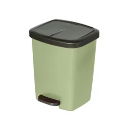 Kanta za otpatke sa pedalom Luxis 16 L - zelena/antracit