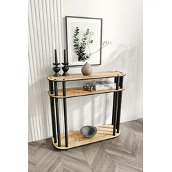 Hanah Home Komoda Cruise, 90x30x84 cm, Boja hrasta