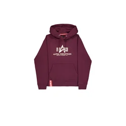 ALPHA INDUSTRIES Pulover Basic bež/temno rdeča