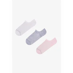 Penti Nogavice PENTI Basic Mesh Baumwoll-Glimmer 2er-Pack Sneaker-Socken mešane barve
