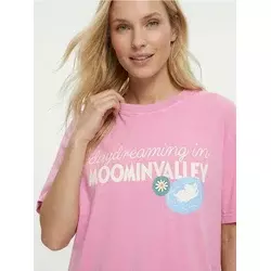 Sinsay - Pamučna majica kratkih rukava The Moomins - roze