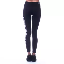 Boxeur LEGGINGS WITH BIG LOGO PRINT ON THE LEG, ženske helanke, crna