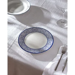 Madame Coco Tanjir za desert Reve Bleu, 19 cm, Plavo-beli