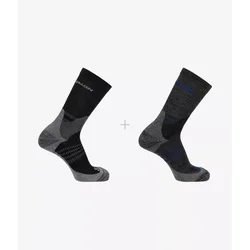 Nogavice Salomon X ULTRA ACCESS, 2 para, antracit/črna (M)