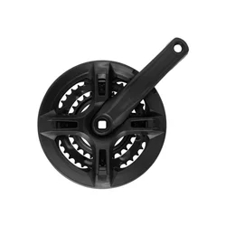 Srednji pogon True Wheel čelik crni sa štitnikom 28/38/48,170mm