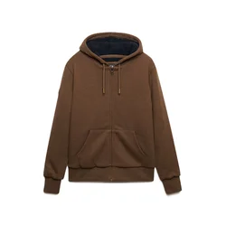 Superdry & Co Jopa na zadrgo čokolada