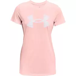 Under Armour TECH TWIST BL SSC, ženska majica za fitnes, pink 1365142