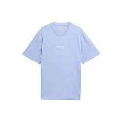 TOM TAILOR DENIM Majica svetlo modra/bela