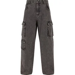 Karl Kani Kargo hlače siv denim