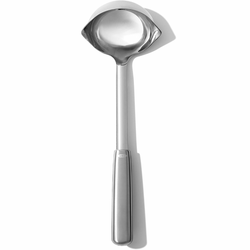 Zajemalka STEEL, 33 cm, srebrna, iz nerjavečega jekla, OXO