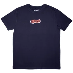 Blondie Mini Punk Logo Navy Blue L Majica