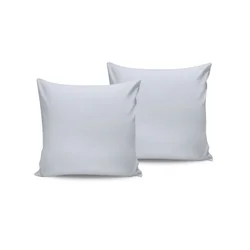 De White Saten Jastučići Set (2 Komada)
